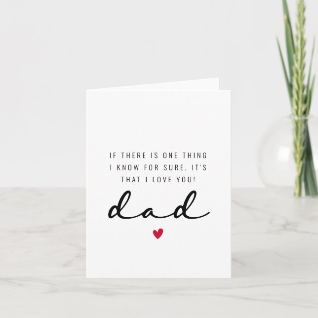 Carte Father's Day card for Dad! (Devant)