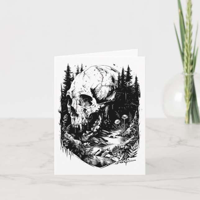 Carte Faune en plein air Nature Retro Forest (Devant)