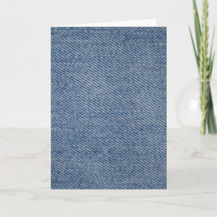 Carte Faux Denim !