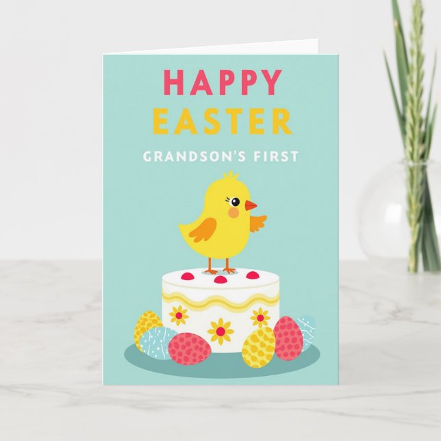 Carte Faux Gold First Easter Card (Devant)