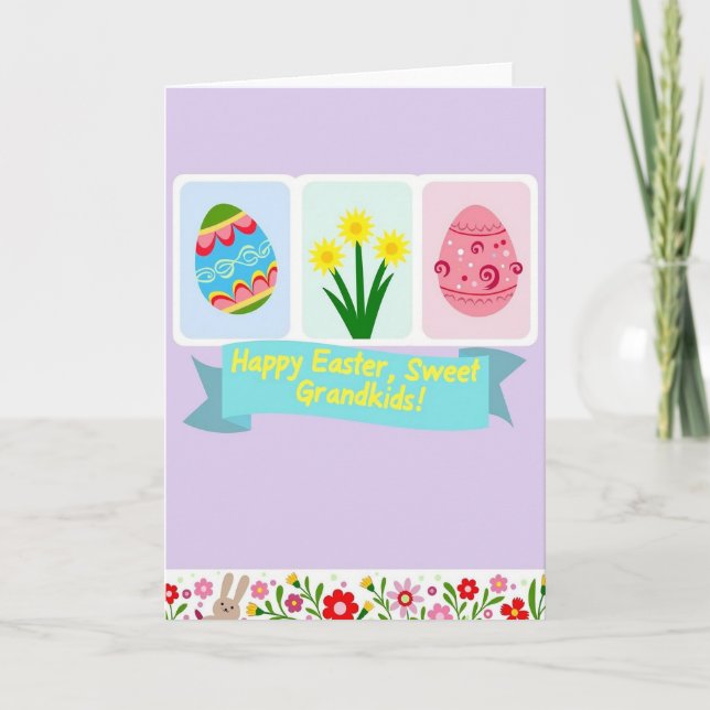 Carte Faux Gold Springtime Fun Card (Devant)
