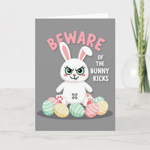 Carte Faux Or Prudence Lapin Rue