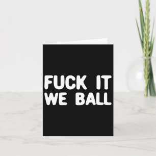Carte Fck It We Bysketbyll Joueur Bysketbyll 1
