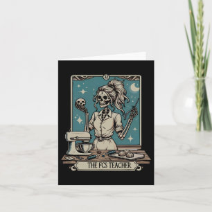 Carte Fcs Enseignant Skeleton Halloween Famille Et Conso
