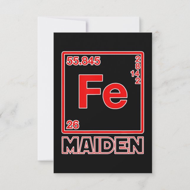 Carte Fe Maiden Iron Element FE Parodie (Devant)