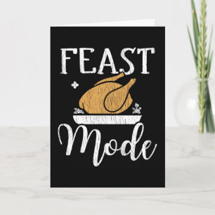 Carte Feast Mode On Family Kids Matching Thanksgiving