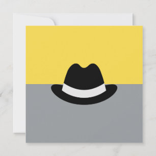 Carte Fedora Moderne Colorblock