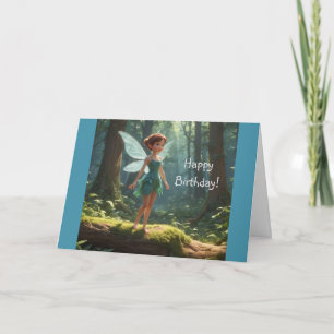 Carte Fée dans la forêt
