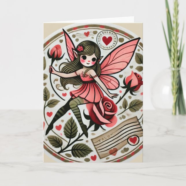 Carte Fée de la Saint-Valentin                    (Devant)