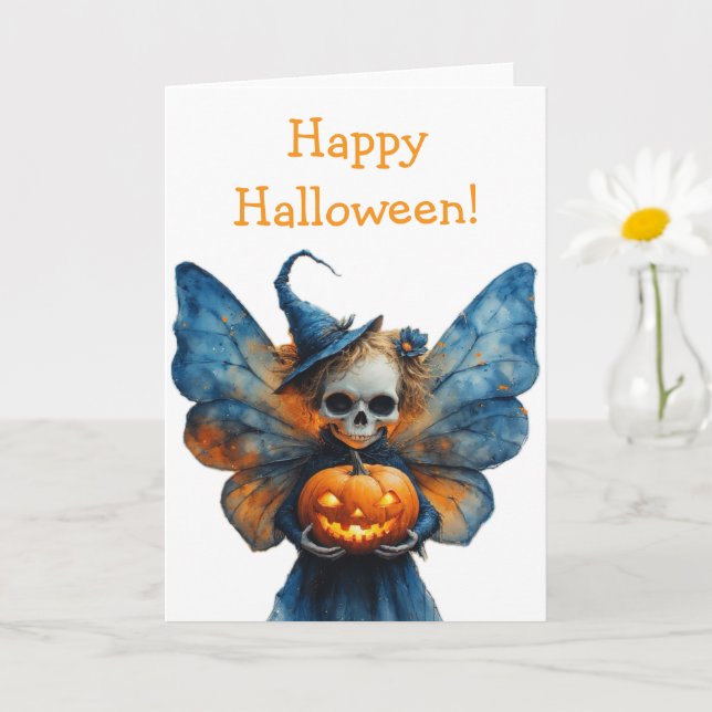 Carte Fée d'Halloween (Petite plante)