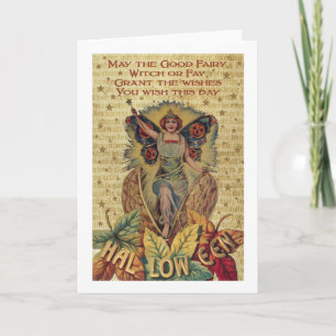 Carte Fée d'Halloween