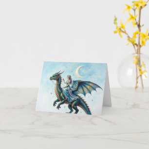 Carte Fée Dragon Sarcelle Toute Occasion