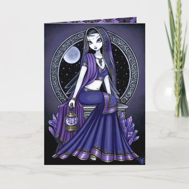 Carte Fée "Kami" Purple Moon Sari (Devant)