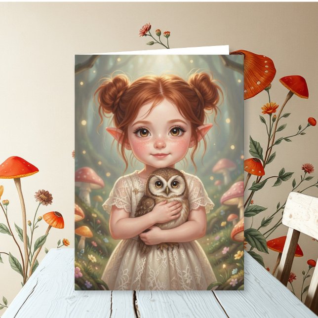 Carte Fée Roux et Fête d'Anniversaire de Fille aux Choue (Créateur téléchargé)