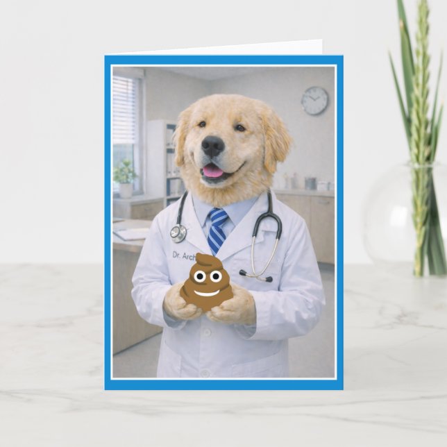 Carte Feel Like Poop Get Well Card  POA-1 (Devant)