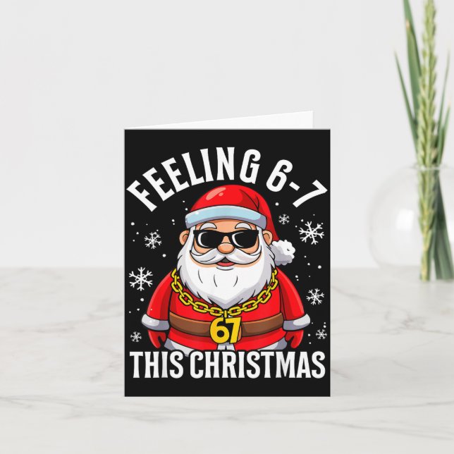 Carte Feeling 67 This Christmas Funny Santa Holiday Xmas (Devant)