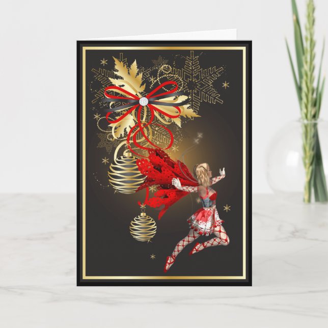 Carte Féerie de Noël (Devant)