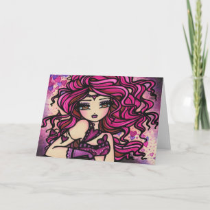 Carte féerique "de coeur fragile"