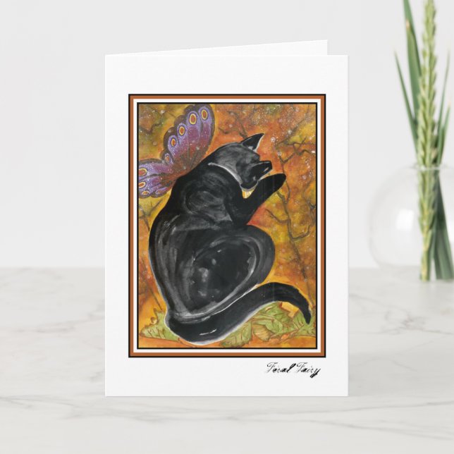 Carte féerique sauvage (Devant)