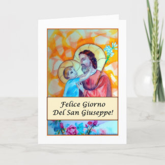 Carte Felice Giorno del San Giuseppe (Religioso)