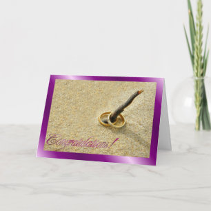 Carte Félicitation pour le mariage. Félicitations de mar