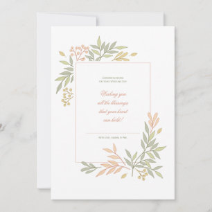 Carte Félicitations