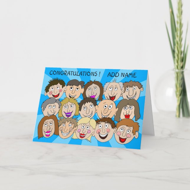 Carte Félicitations (Devant)