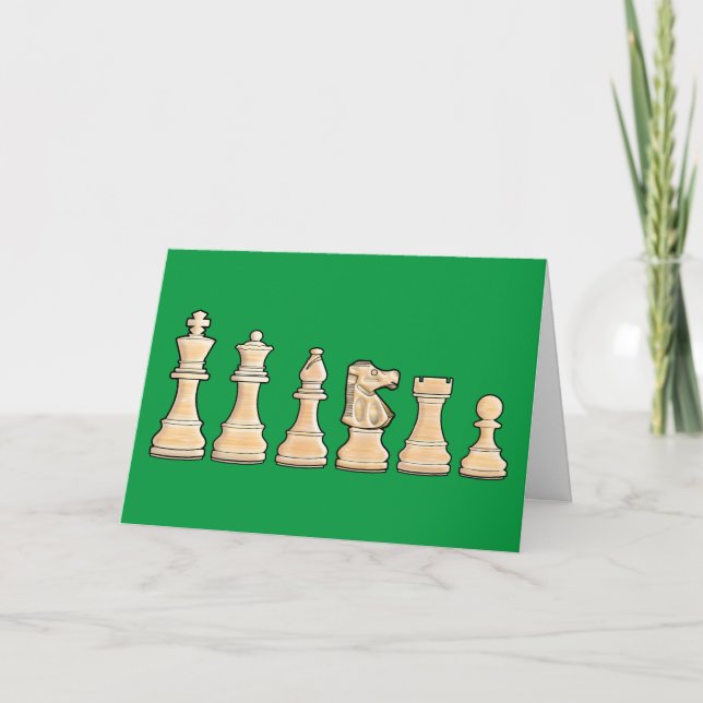 Carte Félicitations à Chess Win (Devant)