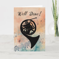 Félicitations à French Horn Music Performance