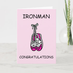 Carte Félicitations à Ironman pour elle