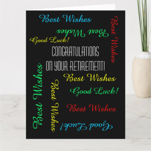 Carte Félicitations à JUMBO Retraite de nous tous