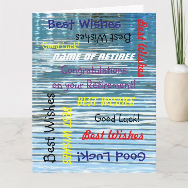 Carte Félicitations à JUMBO Retraite de tous les Abstrai (Devant)