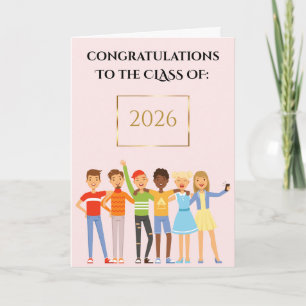 Carte Félicitations à la classe off