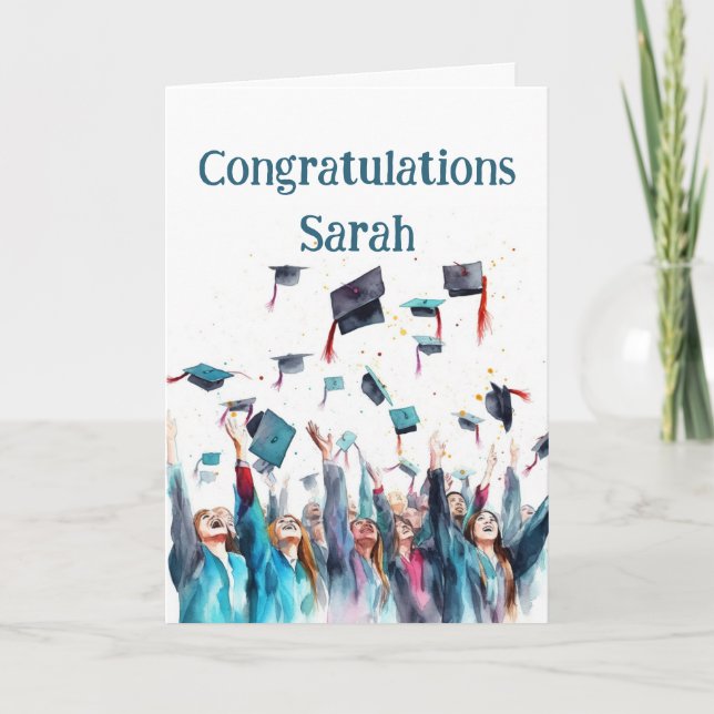 Carte Félicitations à la graduation (Devant)