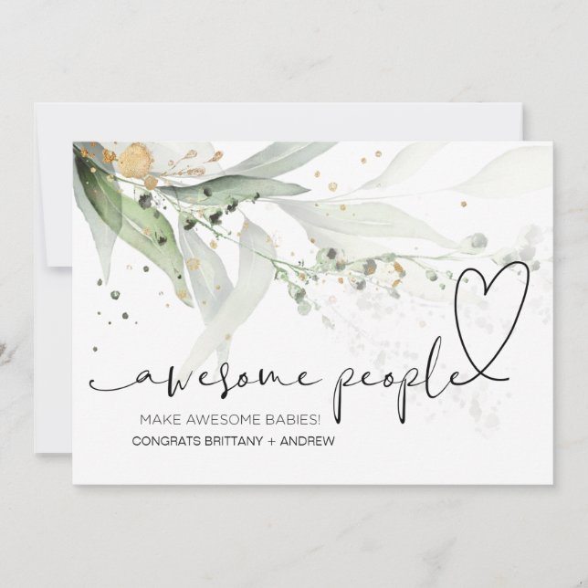 Carte Félicitations à la grossesse Félicitations à la no (Devant)