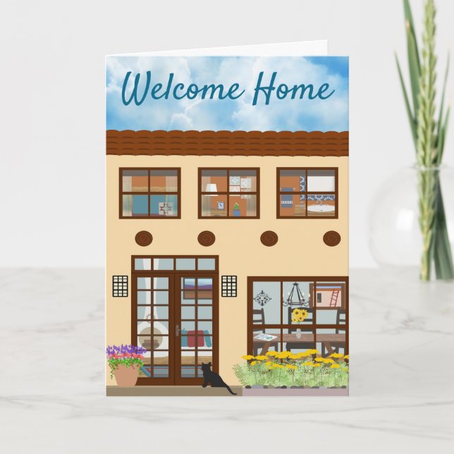 Carte Félicitations à la Nouvelle Maison Sud-Ouest (Devant)