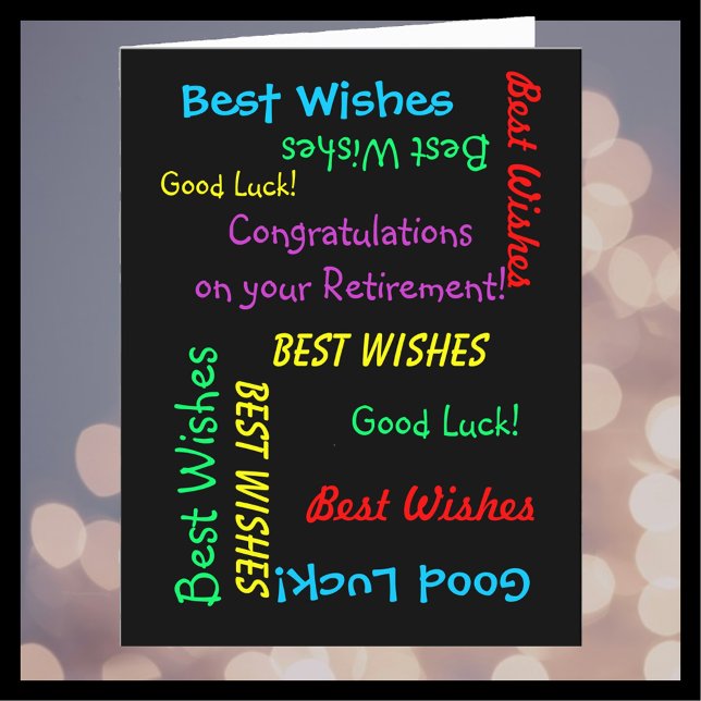 Carte Félicitations à la retraite de JUMBO de nous tous (Créateur téléchargé)