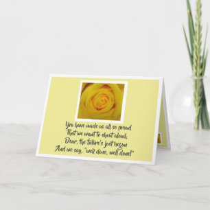 Carte Félicitations à l'examen