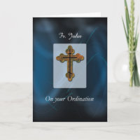 Félicitations à l'Ordination de Croix Orthodoxe Or