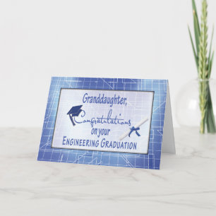 Carte Félicitations à ma petite-fille, Génie Graduation
