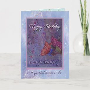 Carte Félicitations à maman pour être anniversaire