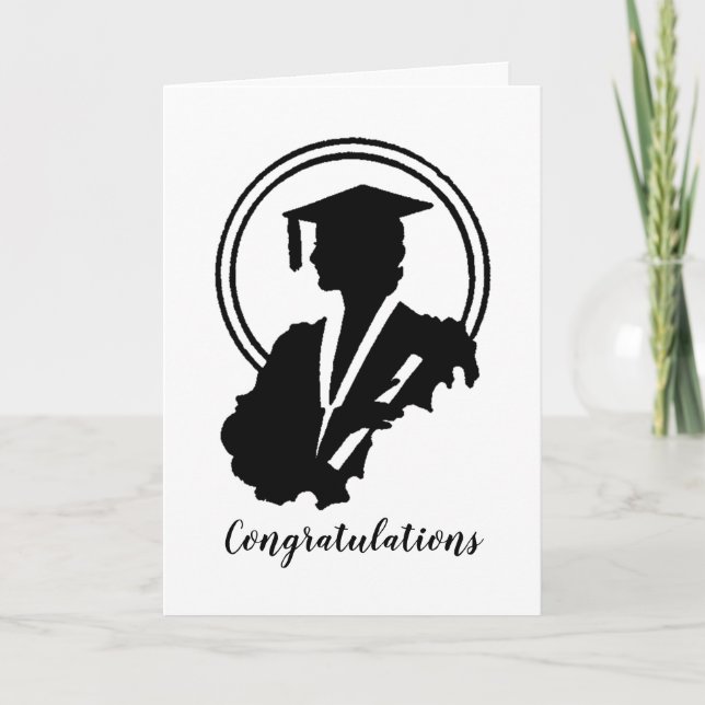 Carte Félicitations à Retro Graduation (Devant)