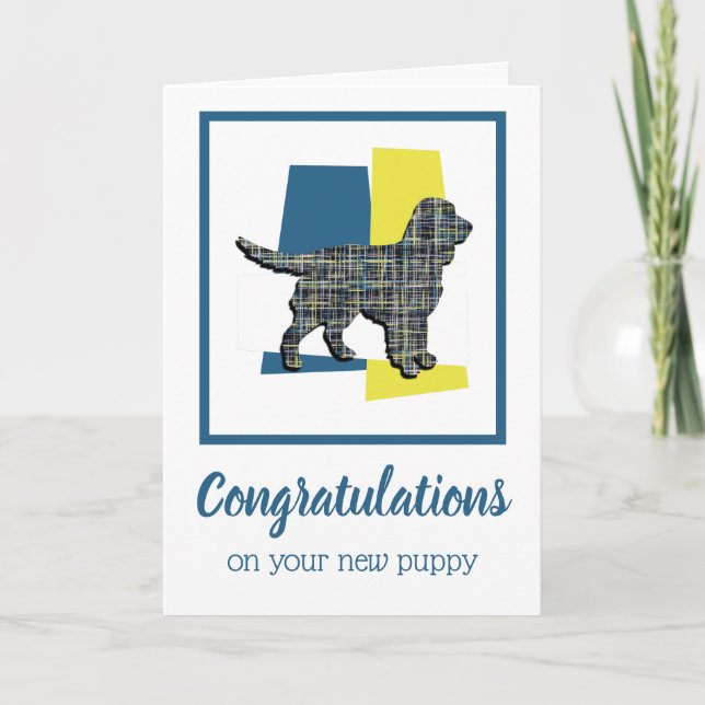 Carte Félicitations à Sprocker Spaniel Chien Chien Puppy (Devant)