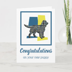 Carte Félicitations à Sprocker Spaniel Chien Chien Puppy