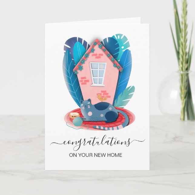 Carte félicitations à votre nouvel agent immobilier (Devant)