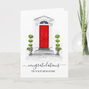 Carte félicitations à votre nouvel agent immobilier