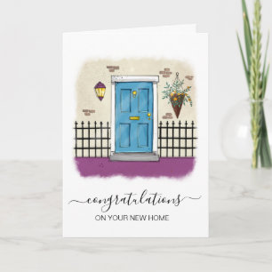 Carte félicitations à votre nouvel agent immobilier