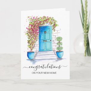 Carte félicitations à votre nouvel agent immobilier