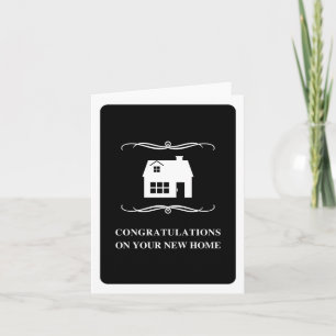 Carte félicitations à votre nouvelle maison : mod home