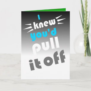 Carte félicitations amusantes pour une promotion profess